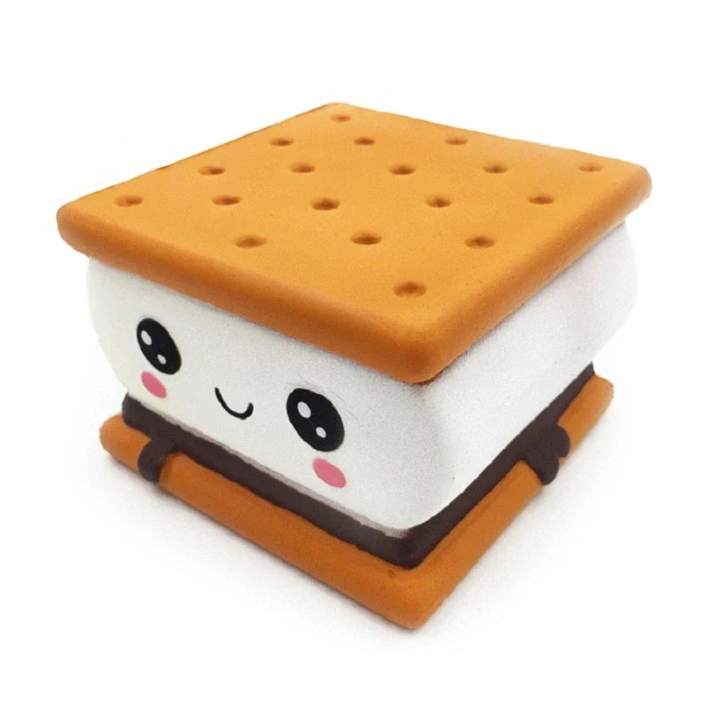 Delicious chocolate-filled biscuit toys in various colors and designs