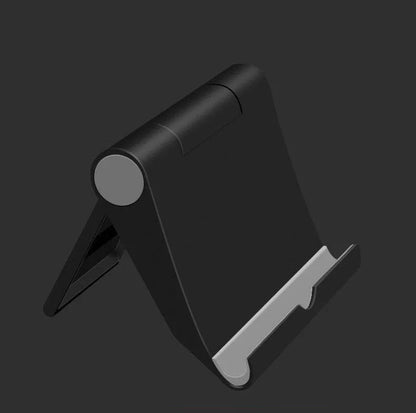 Adjustable PE folding mobile phone stand in various colors for secure device viewing