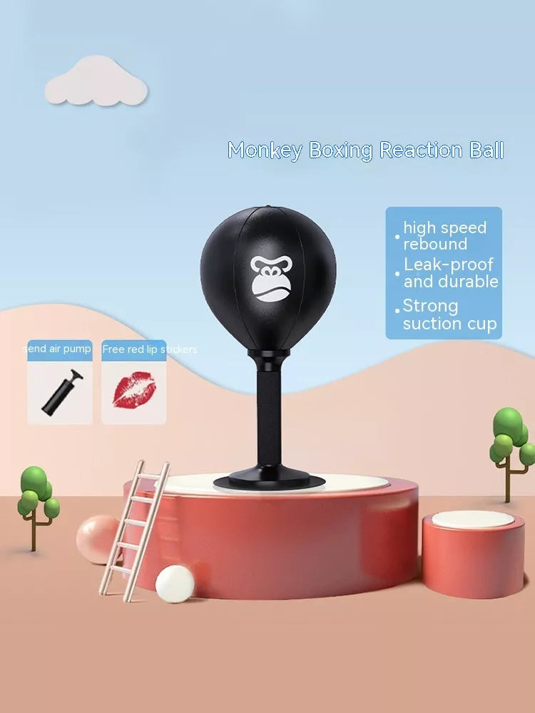 Boxing Desktop Speed Ball in Cool Bear style for agility training