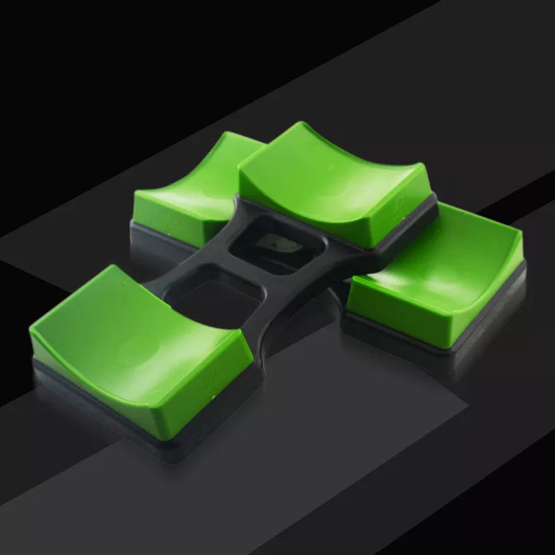 Compact ABS dumbbell rack for home gyms, available in two sizes for space-saving weight storage.