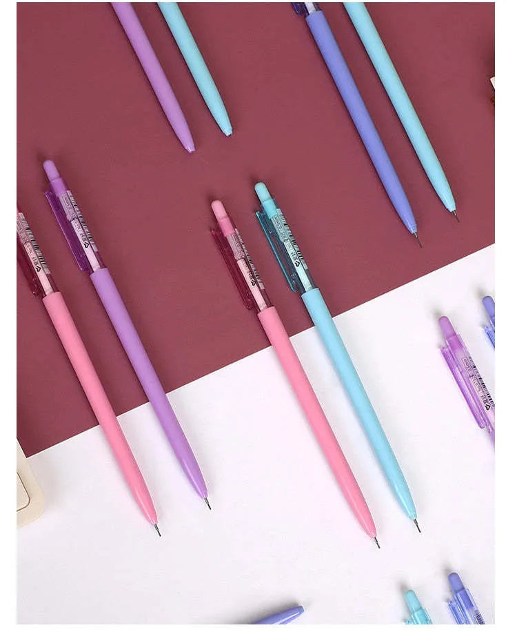 Macron Morandi mechanical pencil set, 8 plastic pencils in four colours, 0.5mm and 0.7mm, 153mm long
