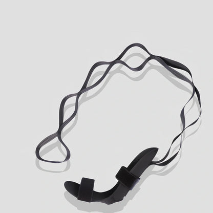 Fitness stretching belt for plantar fasciitis with 23cm length and multiple colour options