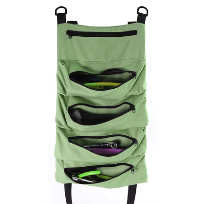 Super Roll Tool Roll Oxford cloth roll-up tool bag in Khaki, Army Green, or Black with 40KG weight bearing