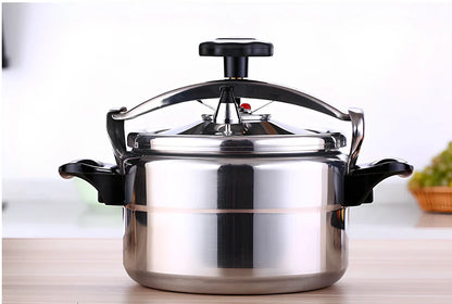 Aluminium gas stove pressure cooker in traditional Chinese design with 18cm, 20cm, and 22cm diameter options