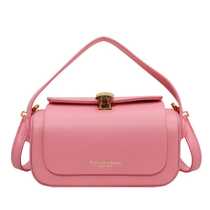 Women's personalised shoulder messenger bag in beige with lettering, showing adjustable strap and reinforced stitching details