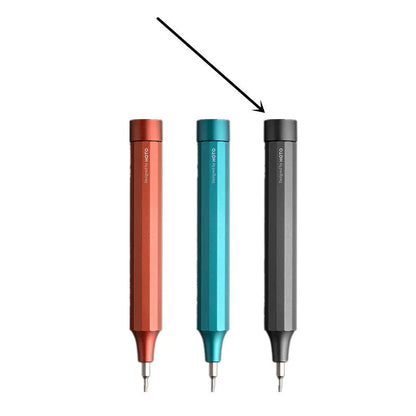 24-in-1 precision repair screwdriver set with magnetic bit storage in aluminium alloy body