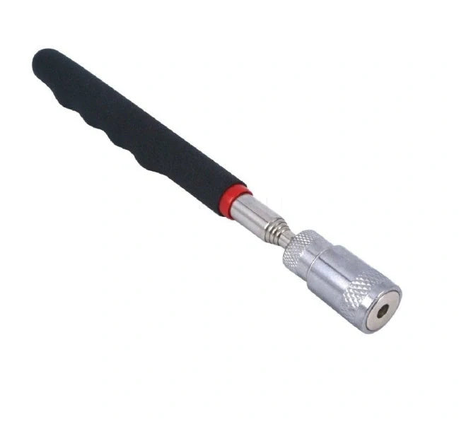 LED Magnetic Pick Up Tool with telescopic shaft and LED light for retrieving small metal objects