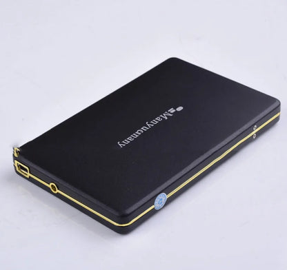Ultra-thin 2.5 inch metal mobile hard disk with USB 2.0 or USB 3.0, 5400rpm, 8MB cache and indicator light in black, blue or rose red