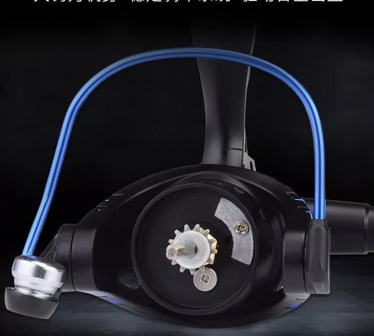 Aluminum alloy spinning wheel for fishing line in multiple series