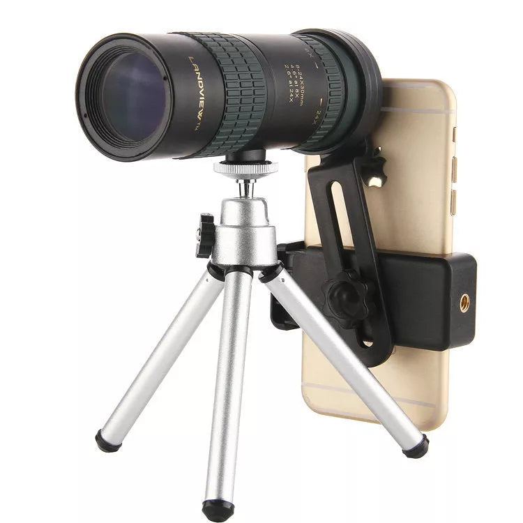 8-24x30 adjustable magnification spotting telescope for outdoor viewing
