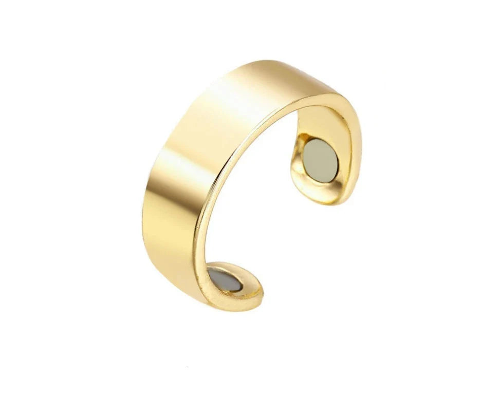 Magnetic Therapy Ring with acupressure design for sleep apnea relief and improved circulation