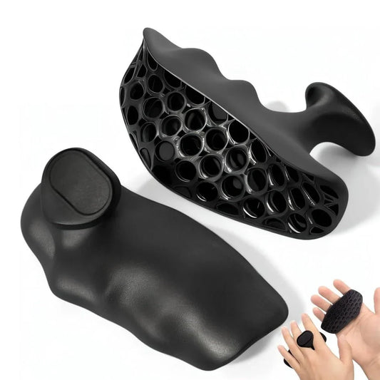 Anti-slip grip strengthener finger trainer for dumbbell exercises with breathable fabric