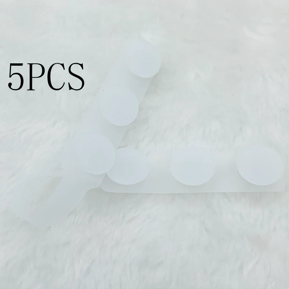 Silicone mask extension strap showing 1.5cm width and colour options including transparent