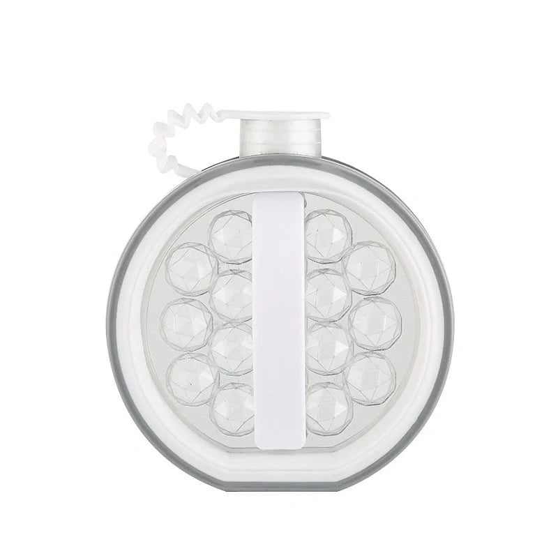 2-in-1 Portable Ice Bottle and Cold Kettle in light gray and blue colors