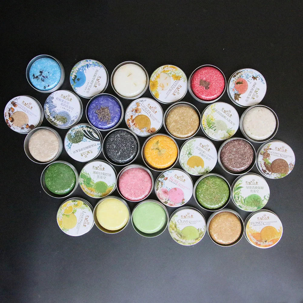 Natural Plant Shampoo with essential oils for healthy hair care