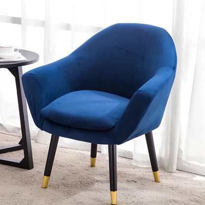 Pink fabric lounge sofa chair with compact 72cm width for small living spaces