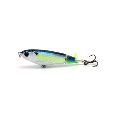 7.5cm road fishing bait showing bionic design with colour variants and 8g weight
