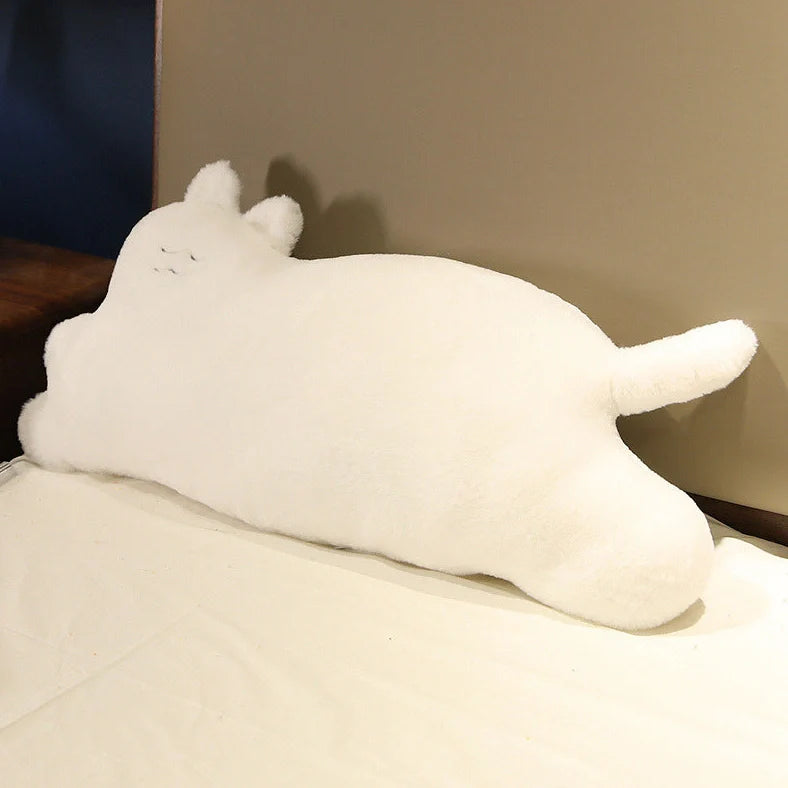 70cm cartoon cat plush toy in lying and standing poses with five colour variations