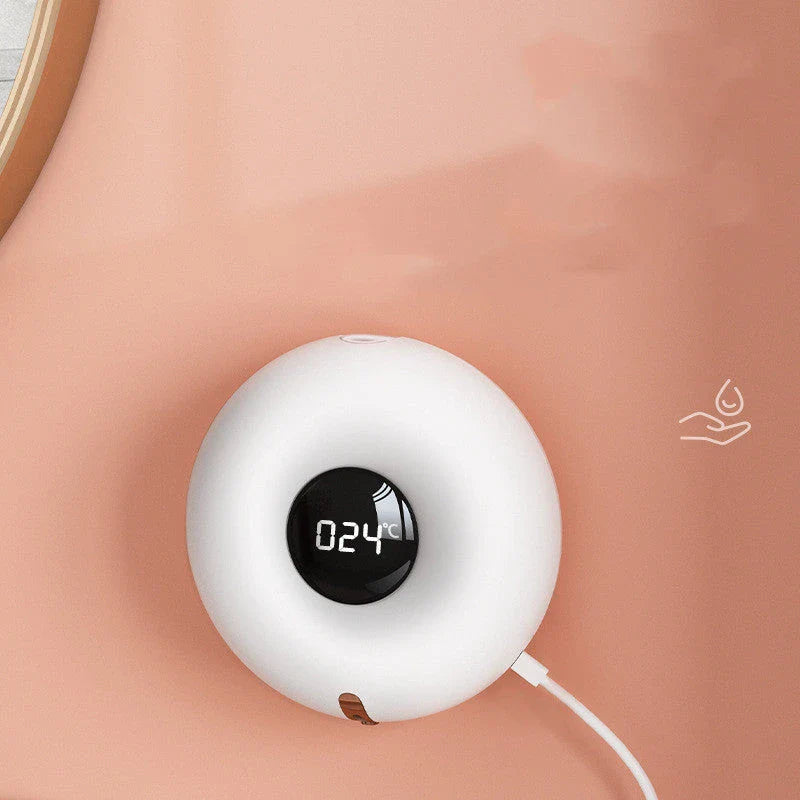 Touchless automatic foam soap dispenser with infrared sensor for hands-free, hygienic handwashing