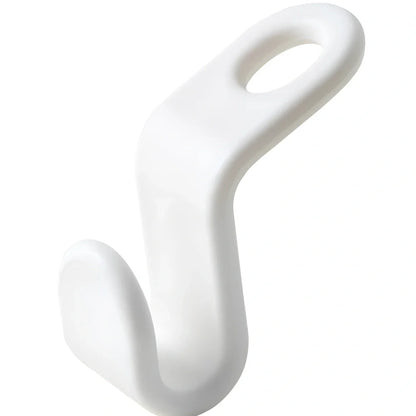 Plastic closet stack hanger rack with 6cm connectors for vertical wardrobe organisation