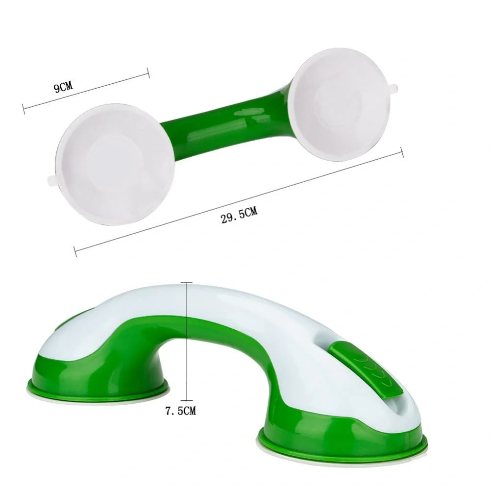 ABS Plastic Suction Cup Bathroom Handrail in various colors for enhanced safety