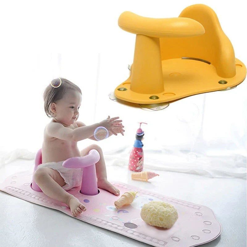 Anti-Slip Bathtub Safety Chair for Infants and Toddlers - Secure Bath Time Fun