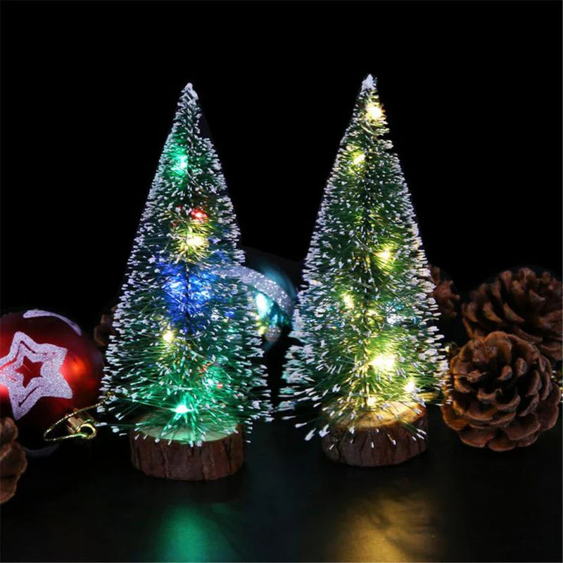 Festive Mini LED Christmas Tree with Warm Lights