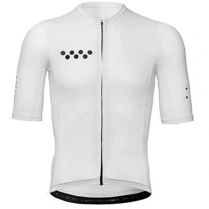 Men's cycling jersey with moisture-wicking fabric in multiple sizes from XS to 4XL