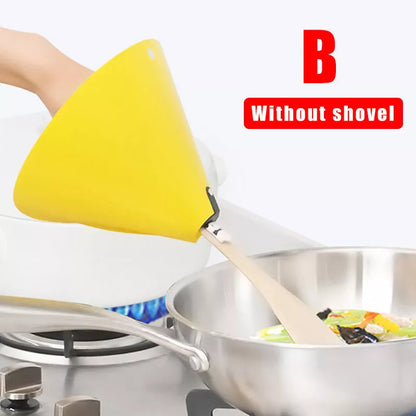 Stir-fried oil splash gloves with metal fittings for kitchen safety