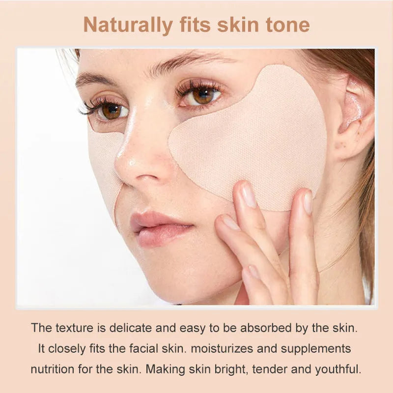 Transparent UV-proof disposable eyes mask for outdoor sports protection in 10-pair packaging