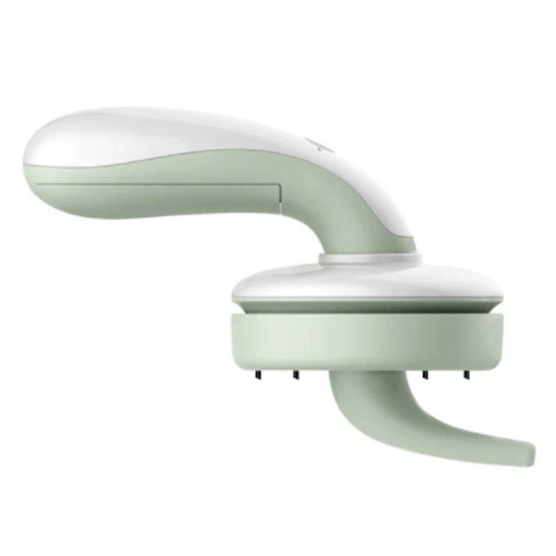 Mini desktop vacuum cleaner in pink, green, blue, and gray for dust removal