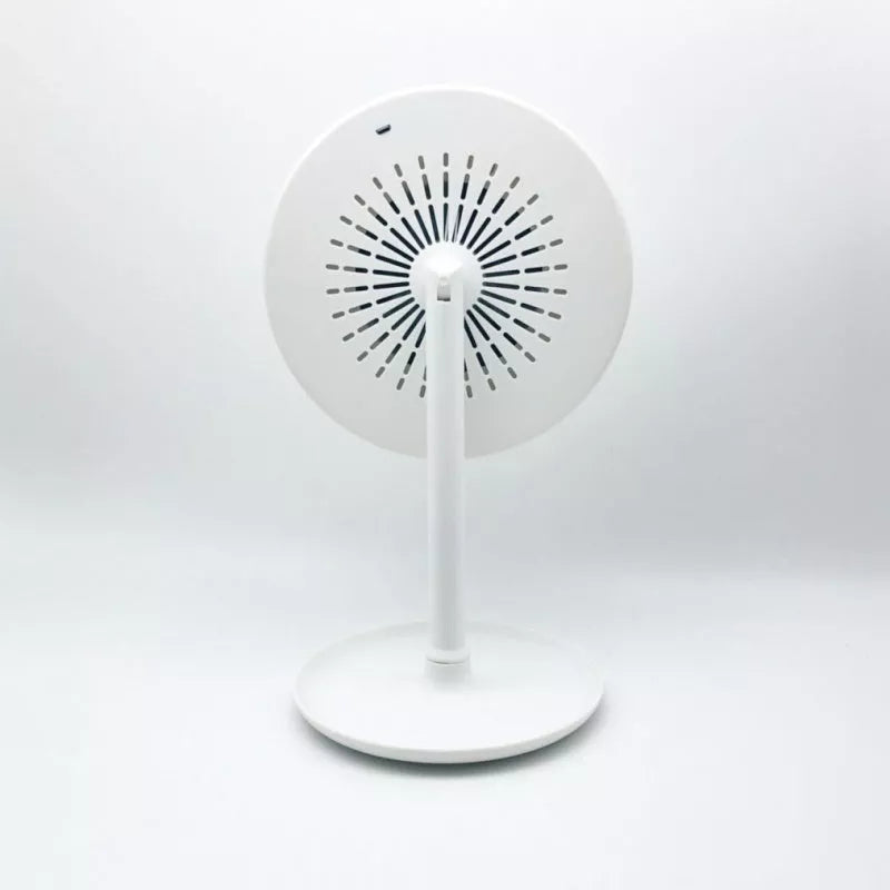 Fan LED Light Makeup Mirror with adjustable lighting and cooling fan