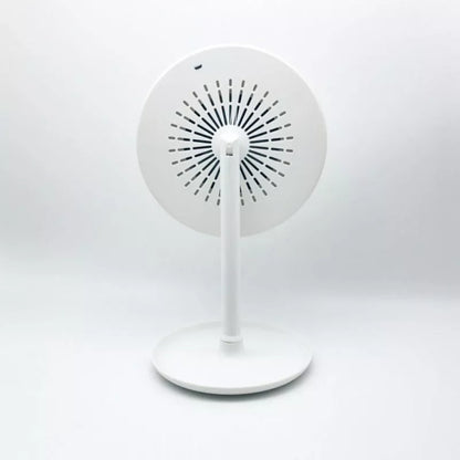Fan LED Light Makeup Mirror with adjustable lighting and cooling fan