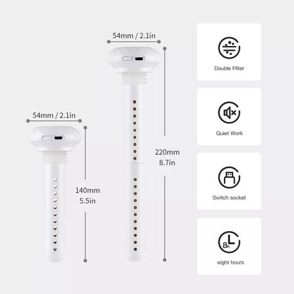 Donut mini humidifier USB car sprayer with compact design and unlimited water capacity