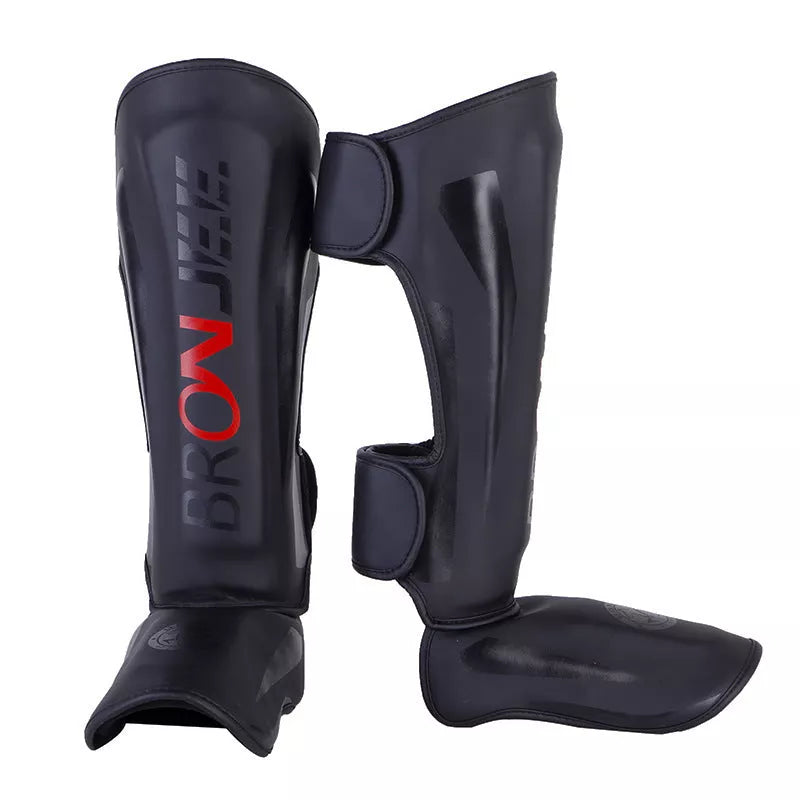 Junior adult boxing leggings in green and black, made with high-grade PU and EVA materials