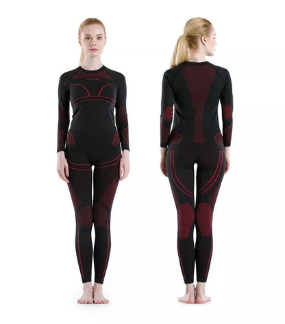 Naturehike Quick-drying underwear suits for men and women in black and grey or red options