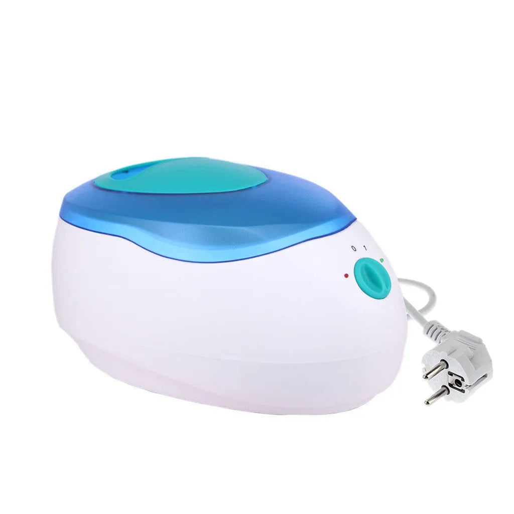 White professional wax heating instrument with 3000ML capacity pot and dual voltage operation