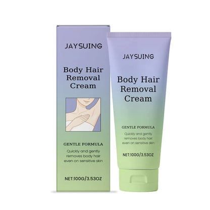 100g tube of moisturising hair removal cream with witch hazel extract and glycerin formula
