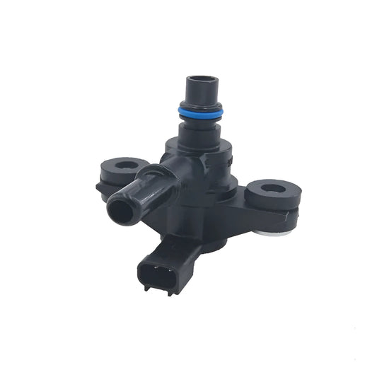 Black ABS plastic turbocharger solenoid valve for Ford vehicles, model AU5A-9G866-AB.
