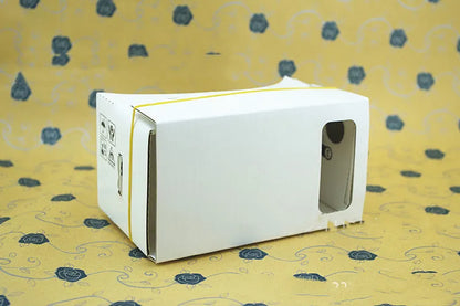 VR Cardboard Glasses with adjustable head strap and magnetic controller for 6-inch smartphones