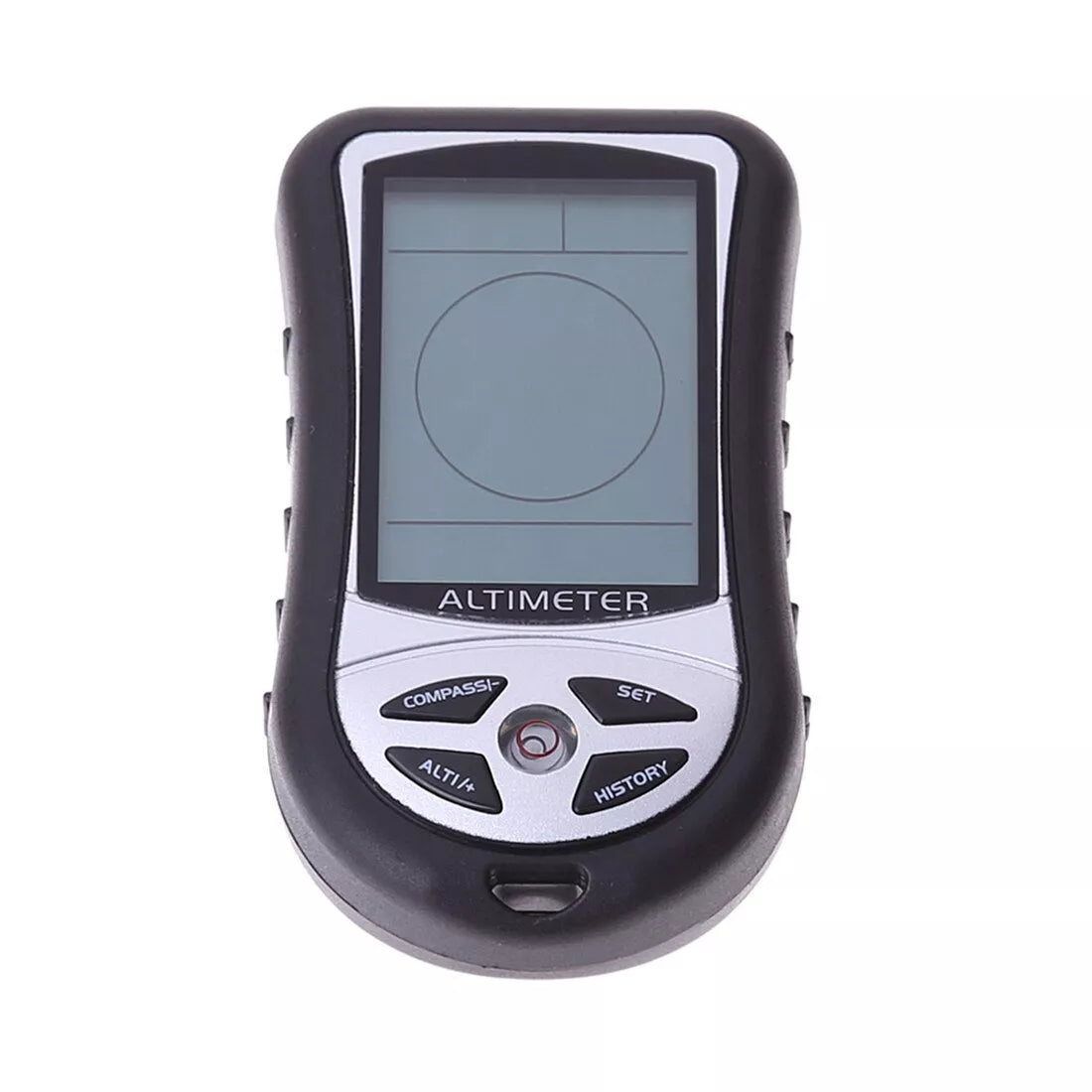8-in-1 hand-held electronic altimeter with digital compass and barometer for outdoor adventures