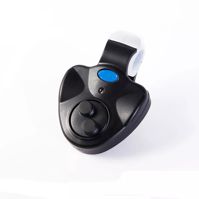 Night fishing intelligent bite alarm with LED warning light for enhanced visibility