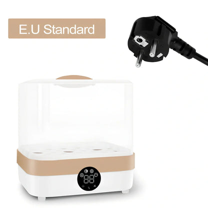 ZRX-0860 baby bottle steriliser dryer with polypropylene housing and 400W heating element