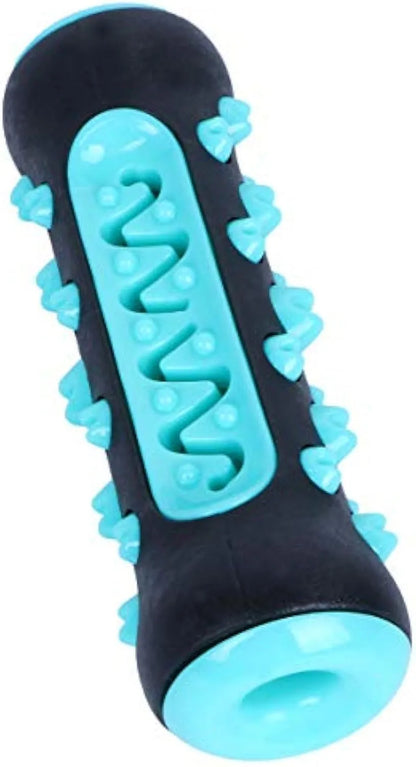 15cm natural rubber dog dental chew toy in four colours for plaque removal
