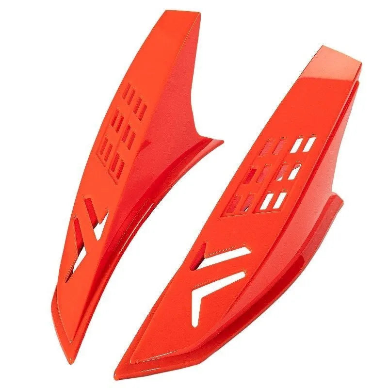 Pair of plastic helmet horns with 3M adhesive backing for children's 60-62cm helmets in six colour options