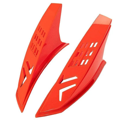 Pair of plastic helmet horns with 3M adhesive backing for children's 60-62cm helmets in six colour options