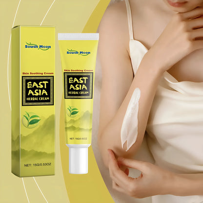 Herbal Soothing Moisturising Cream 15g container with tea tree oil and Centella asiatica
