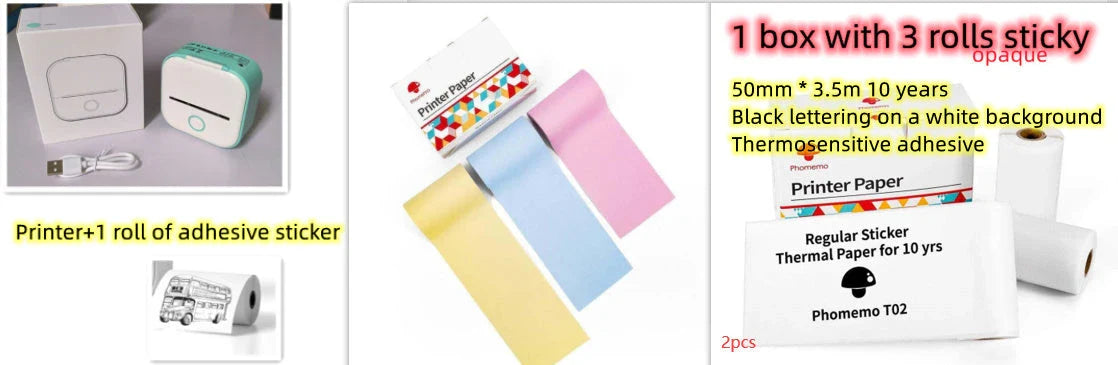 Portable Thermal Label Printer with Bluetooth Connectivity for Home, Office, and Small Business Organization