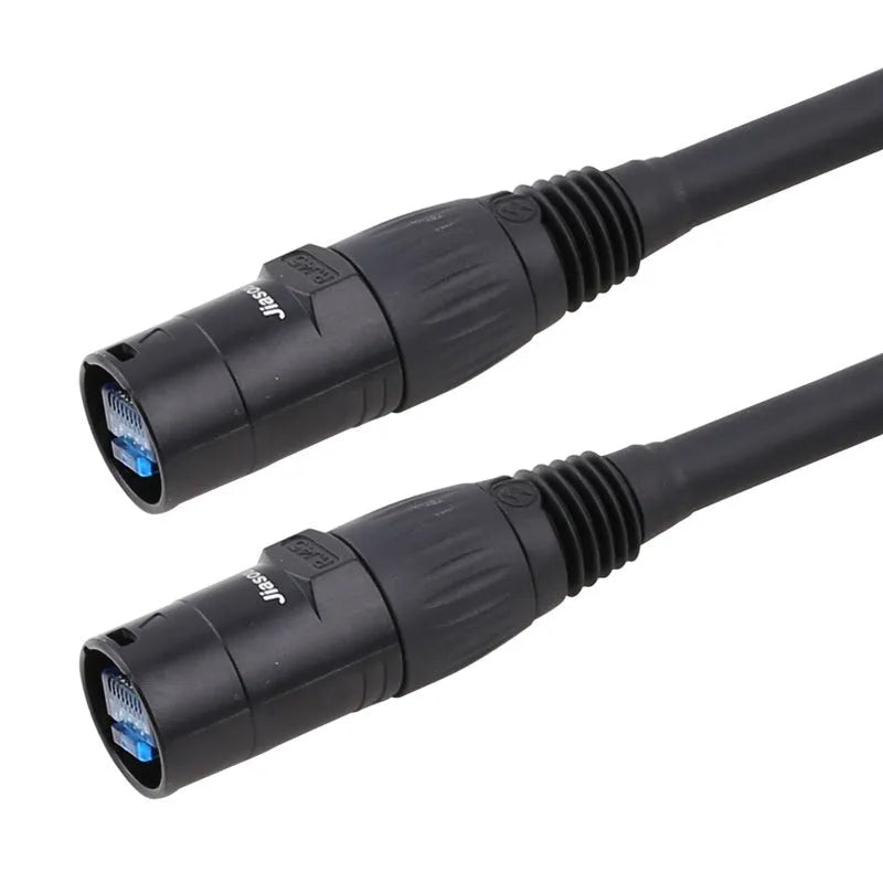 A 10-metre long CAT6 RJ45 network extension cable with shielded plugs.