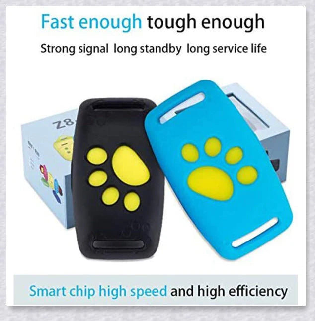 Smart GPS Cat Collar with real-time tracking, waterproof design, and long-lasting battery life